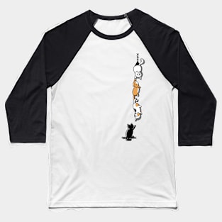 Cats of the Heart Baseball T-Shirt